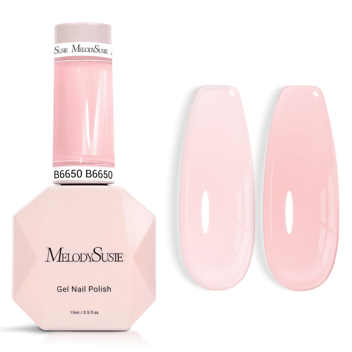 MelodySusie front bottle view showing Grace nude-pink and compact 0.5 fl oz