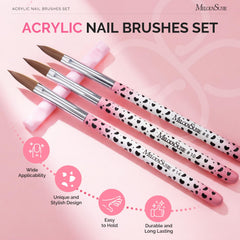 MelodySusie pink-white gradient wooden handle detail for comfortable non-slip grip