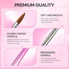 MelodySusie fishtail handle pink-silver detail showing ergonomic grip comfort benefit