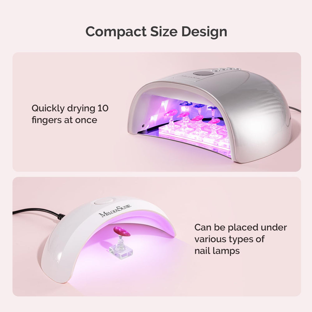 MelodySusie high and low stands compared for precision and thumb support