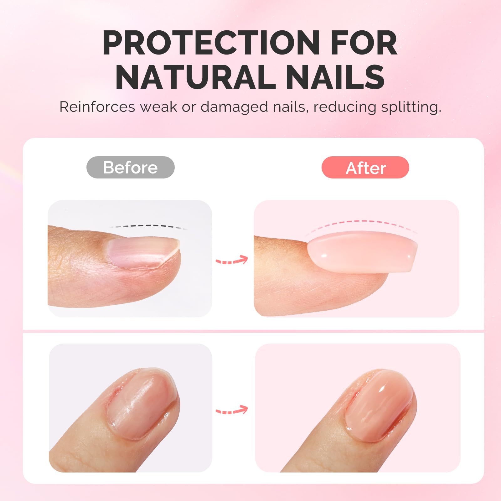 MelodySusie in-use application on nails demonstrating easy layering