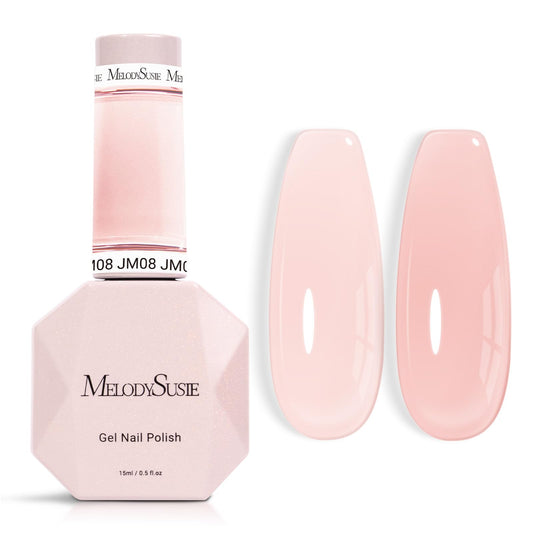 MelodySusie front bottle showing JM08 milky gel and brand clarity