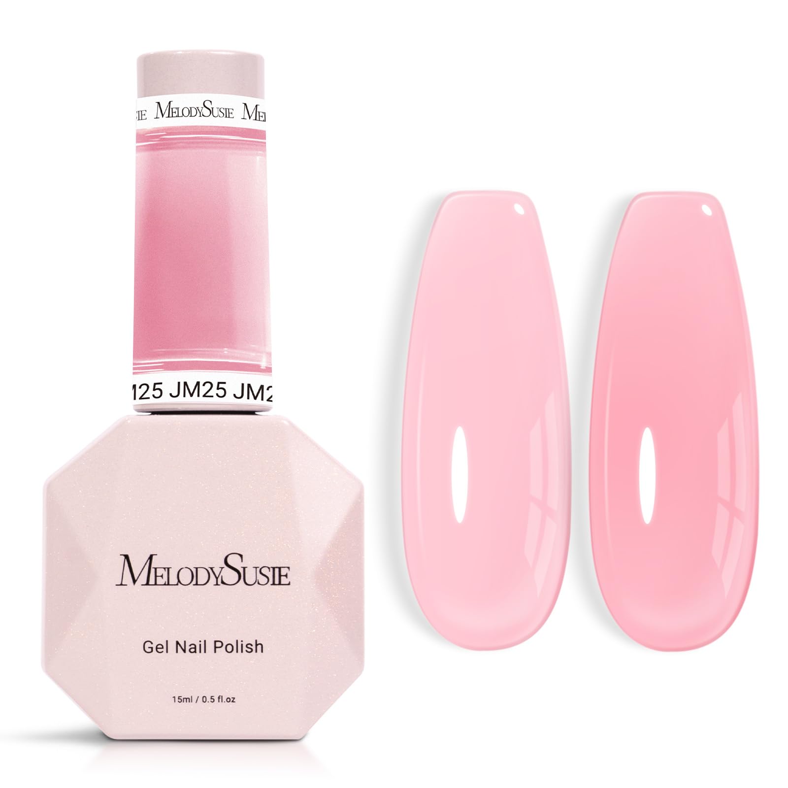 MelodySusie bottle front view showing color and branding benefit: clear product identity