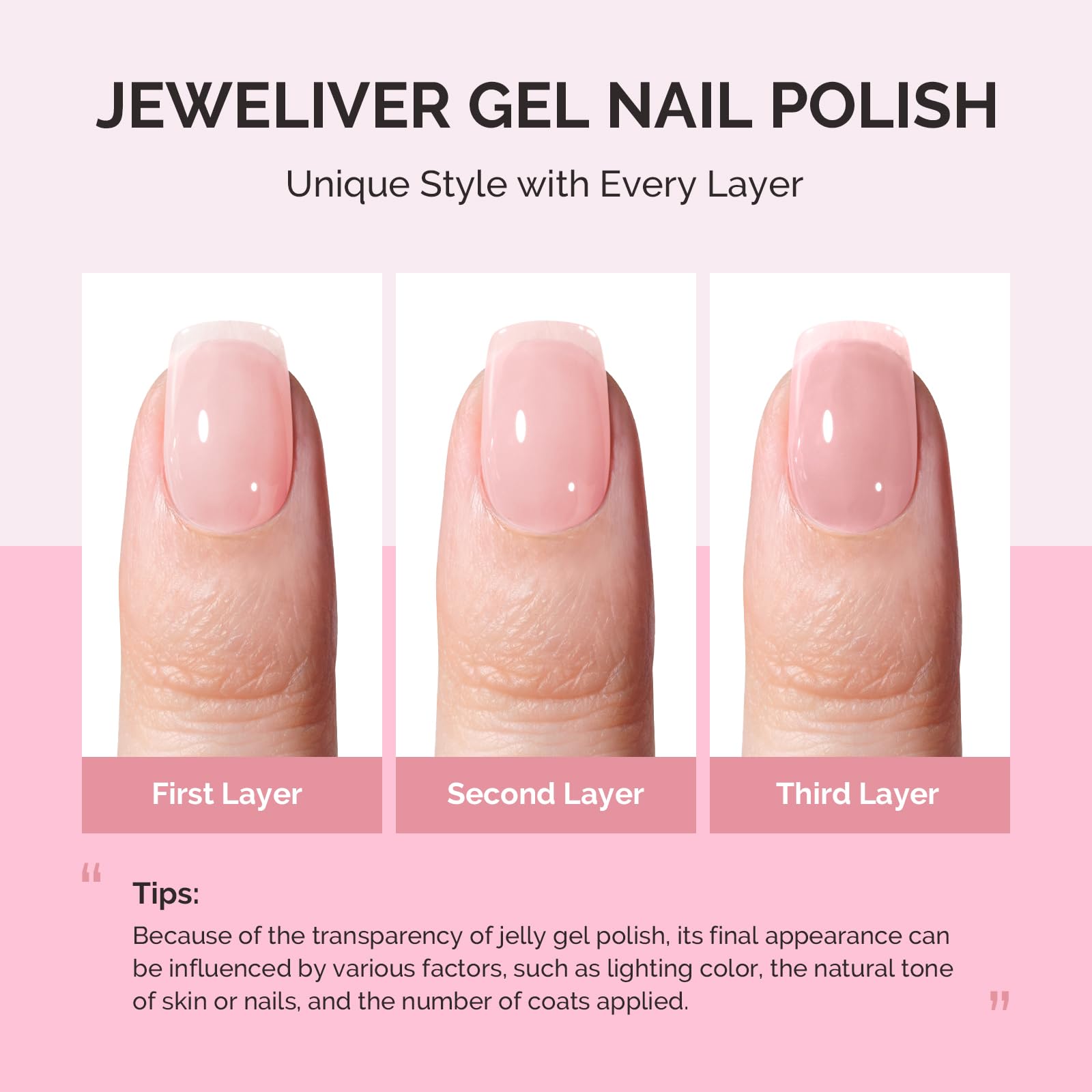 MelodySusie polish texture close-up showing jelly translucence benefit buildable color