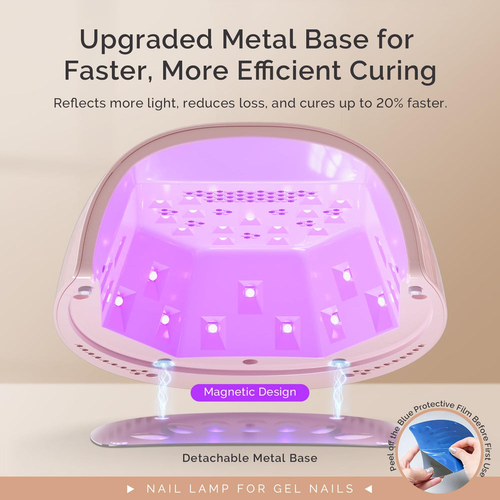 MelodySusie close-up of 30 upgraded LED beads delivering even gel cures