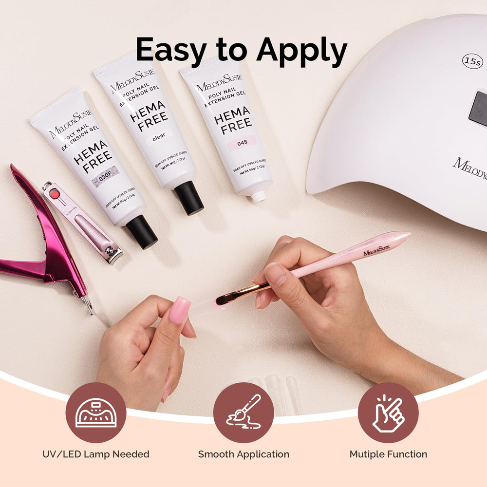 MelodySusie used in a manicure setting showing professional finish and versatile styling