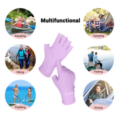 MelodySusie gloves worn while driving illustrating sun protection for hands outdoors