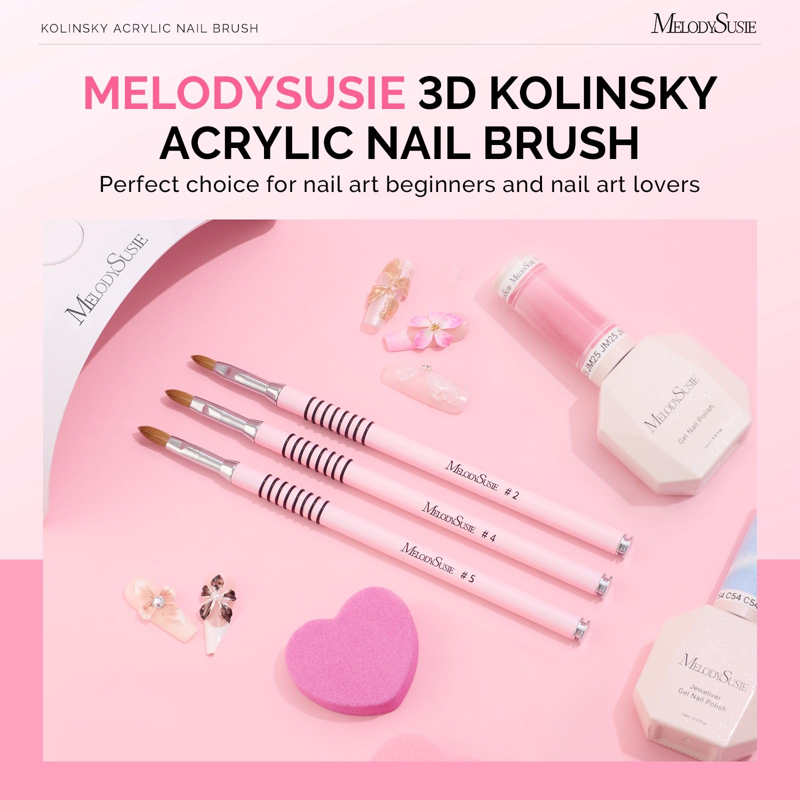 MelodySusie in a nail artist studio setting showing professional use and polished results