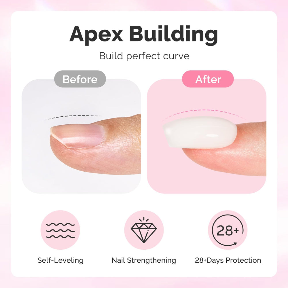 MelodySusie used to extend a tip demonstrating strong sculpted length