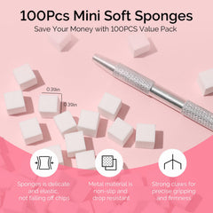 MelodySusie application on nail showing sponge gradient technique for soft fades benefit
