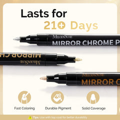 MelodySusie pen being used on a manicure for fast salon-style accents