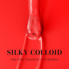 MelodySusie brush stroke close-up displaying smooth, high-saturation coverage