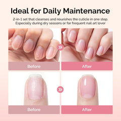 MelodySusie cuticle oil dropper applying oil for precise moisturizing