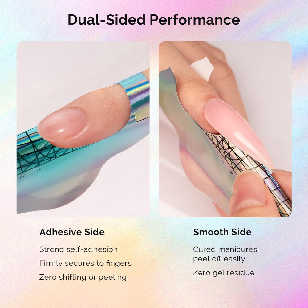 MelodySusie open-loop fitted on finger demonstrating adjustable fit