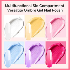 MelodySusie open palette with six lidded gel pans illustrating organized, protected colors