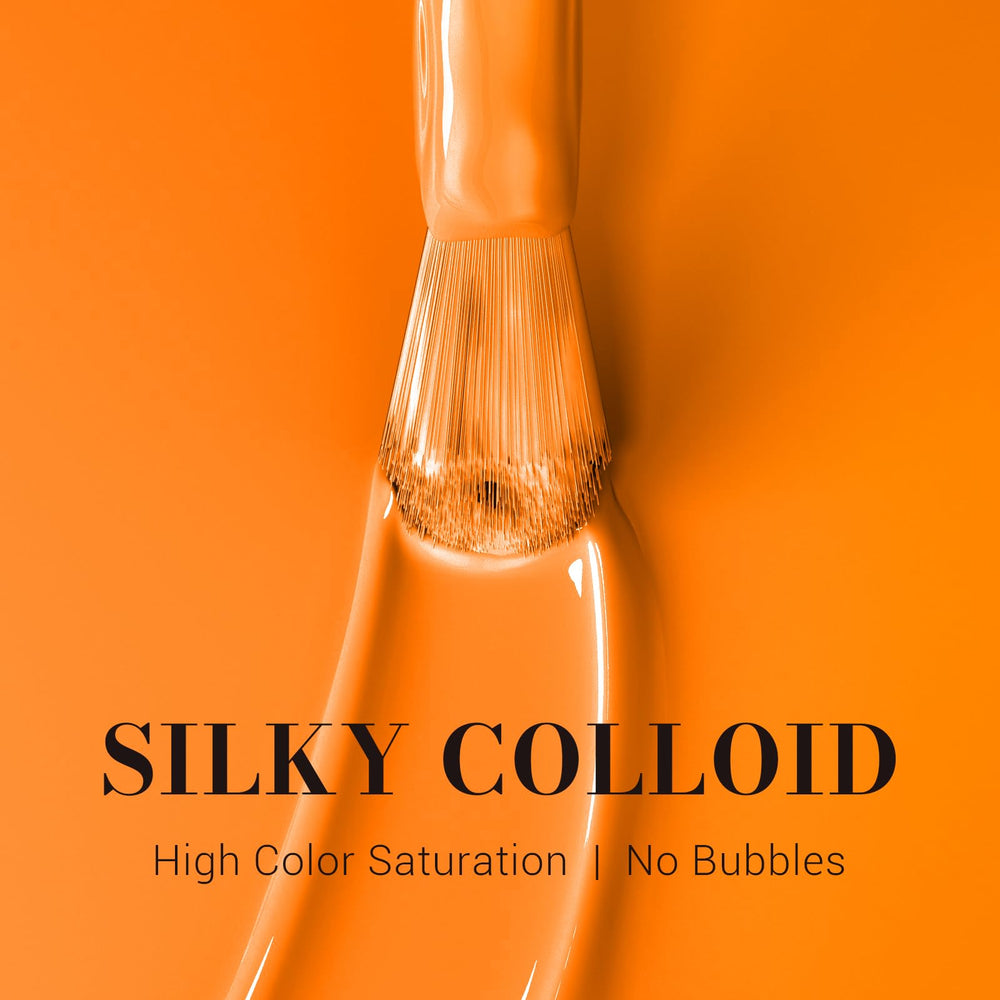 MelodySusie brush stroke demonstrating smooth, high-saturation coverage