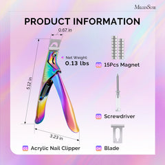 MelodySusie packaging and contents layout showing clipper and accessories for ready setup benefit