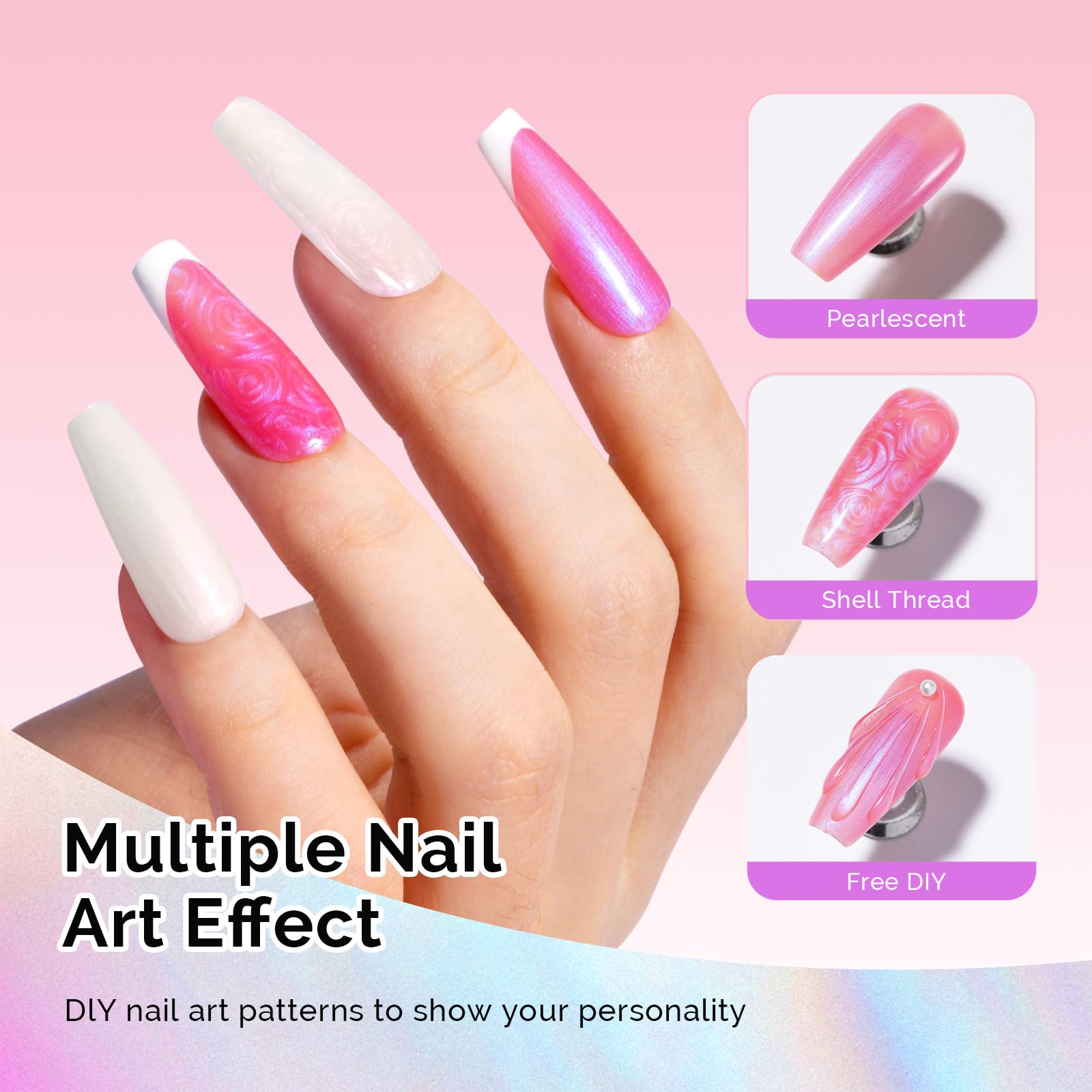 MelodySusie applying gel polish during manicure for salon-quality finish