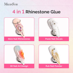 MelodySusie pen-tip applicator close-up enabling precise gem placement