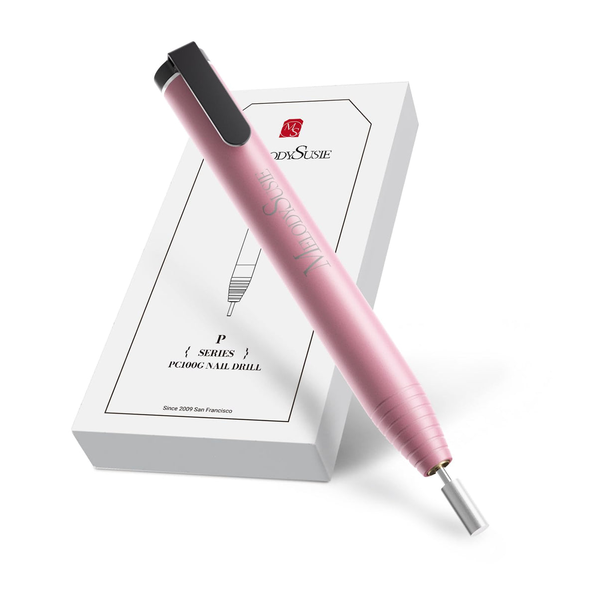 MelodySusie PocketNail front view showing slim pen design and controls