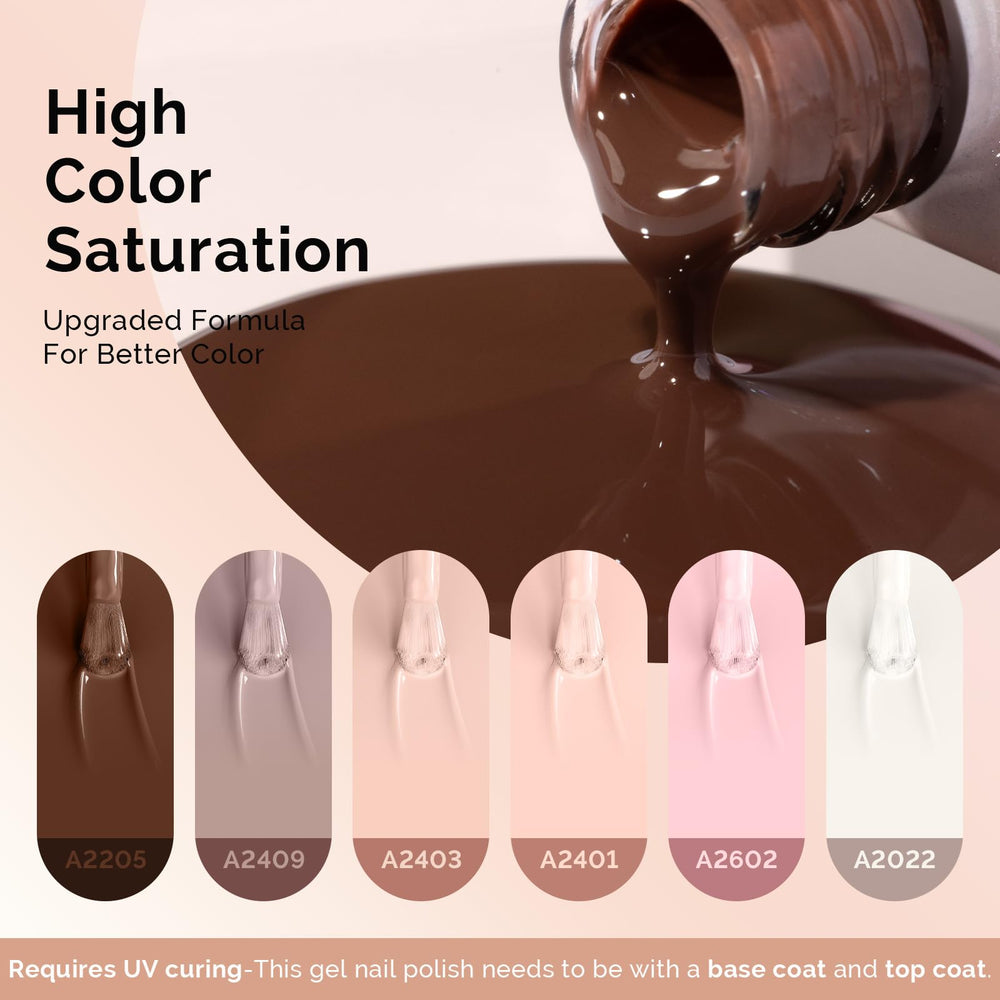 MelodySusie gel polish droplet close-up highlighting rich texture and glossy, high-saturation formula
