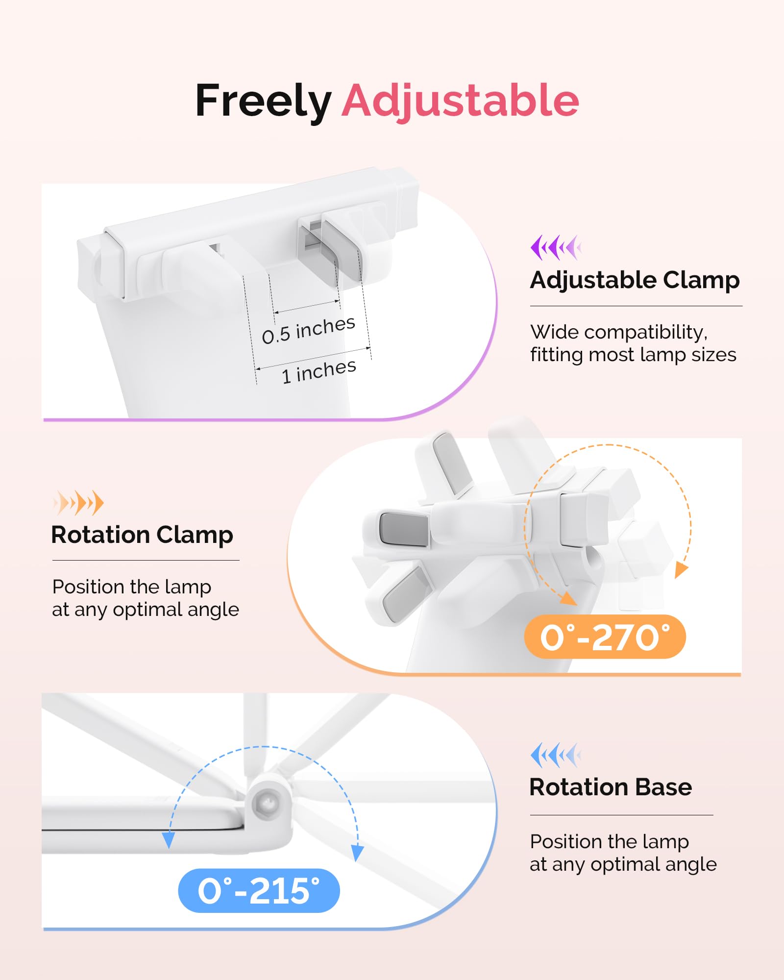 MelodySusie rotating joint angled to demonstrate precise positioning