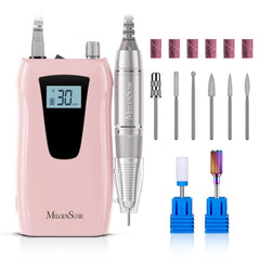 MelodySusie SC320D front view showing compact rechargeable e-file, portable convenience