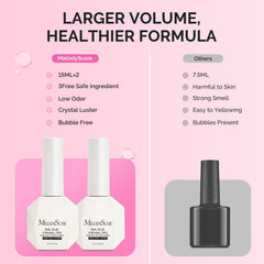 MelodySusie next to a ruler showing 15ml bottle scale for travel convenience