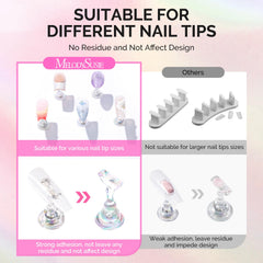 MelodySusie sequin-finish base reflecting colored light for visual color checks