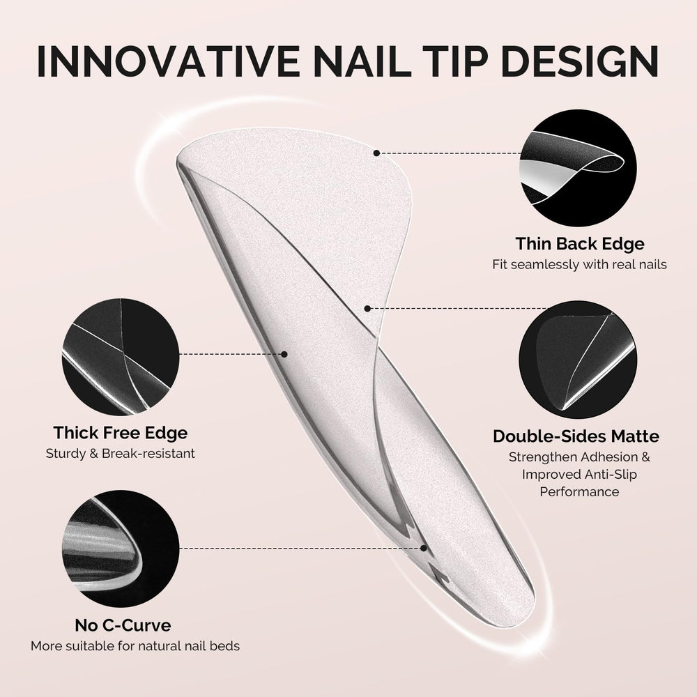MelodySusie side profile showing thin trailing edge and natural seamless fit