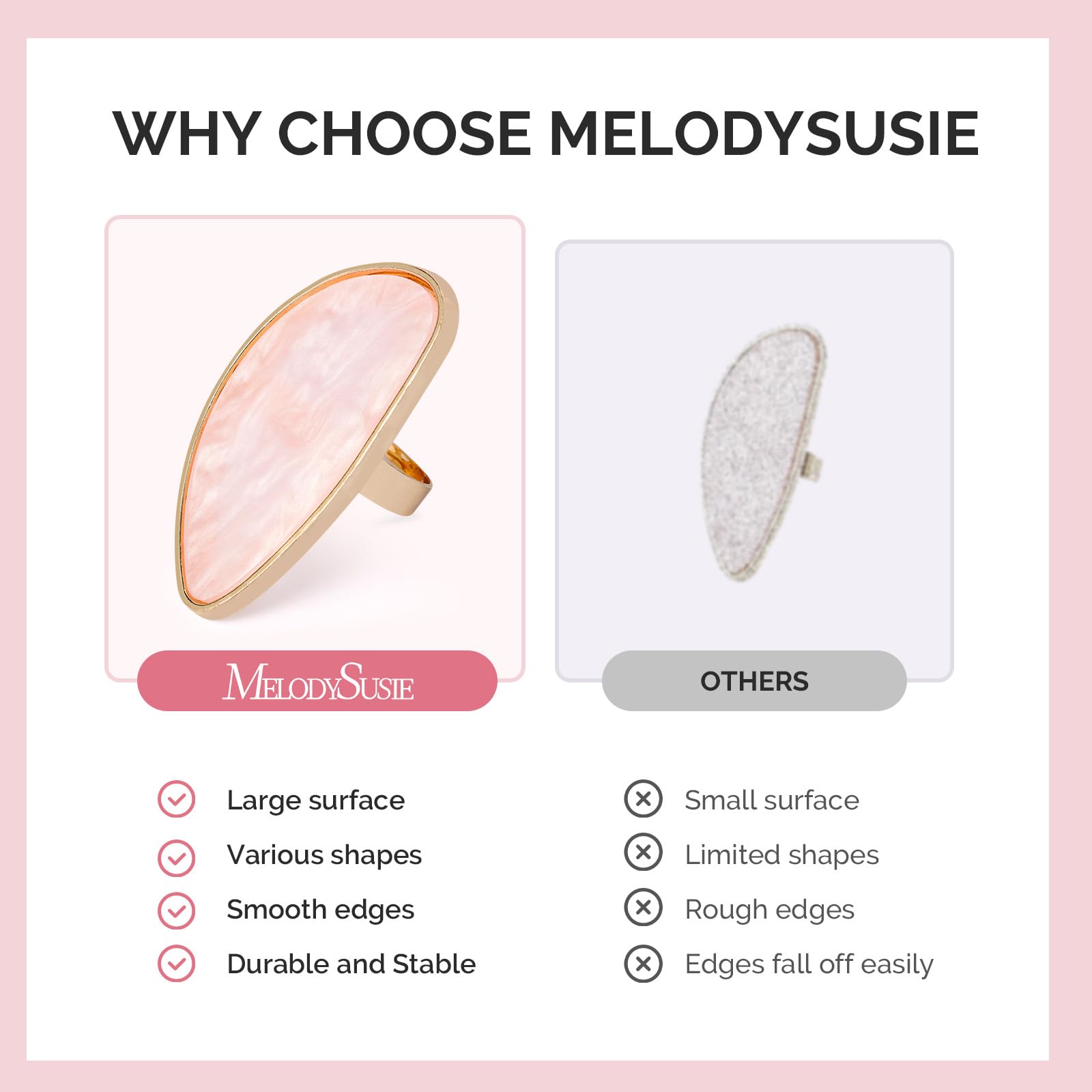 MelodySusie size comparison next to nail brush showing compactness