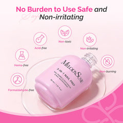MelodySusie bottle next to coin showing 30ML scale and travel-friendly benefit