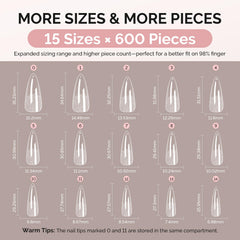 Spread of 15 MelodySusie sizes laid out to demonstrate fit options and professional variety