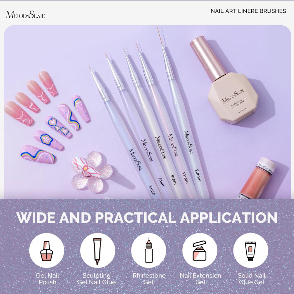 MelodySusie brushes packed in a compact pouch for easy travel and storage