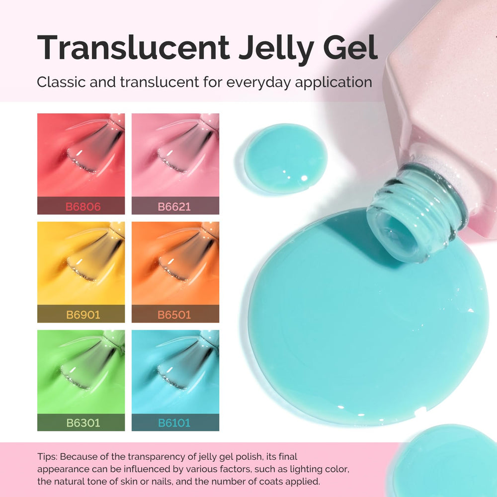 MelodySusie color swatches laid out on a fan, visualizing buildable translucence benefit