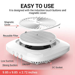 MelodySusie touch control panel with LOW and HIGH suction for quick adjustments