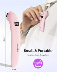 MelodySusie with travel pouch showing portability and on-the-go nail maintenance