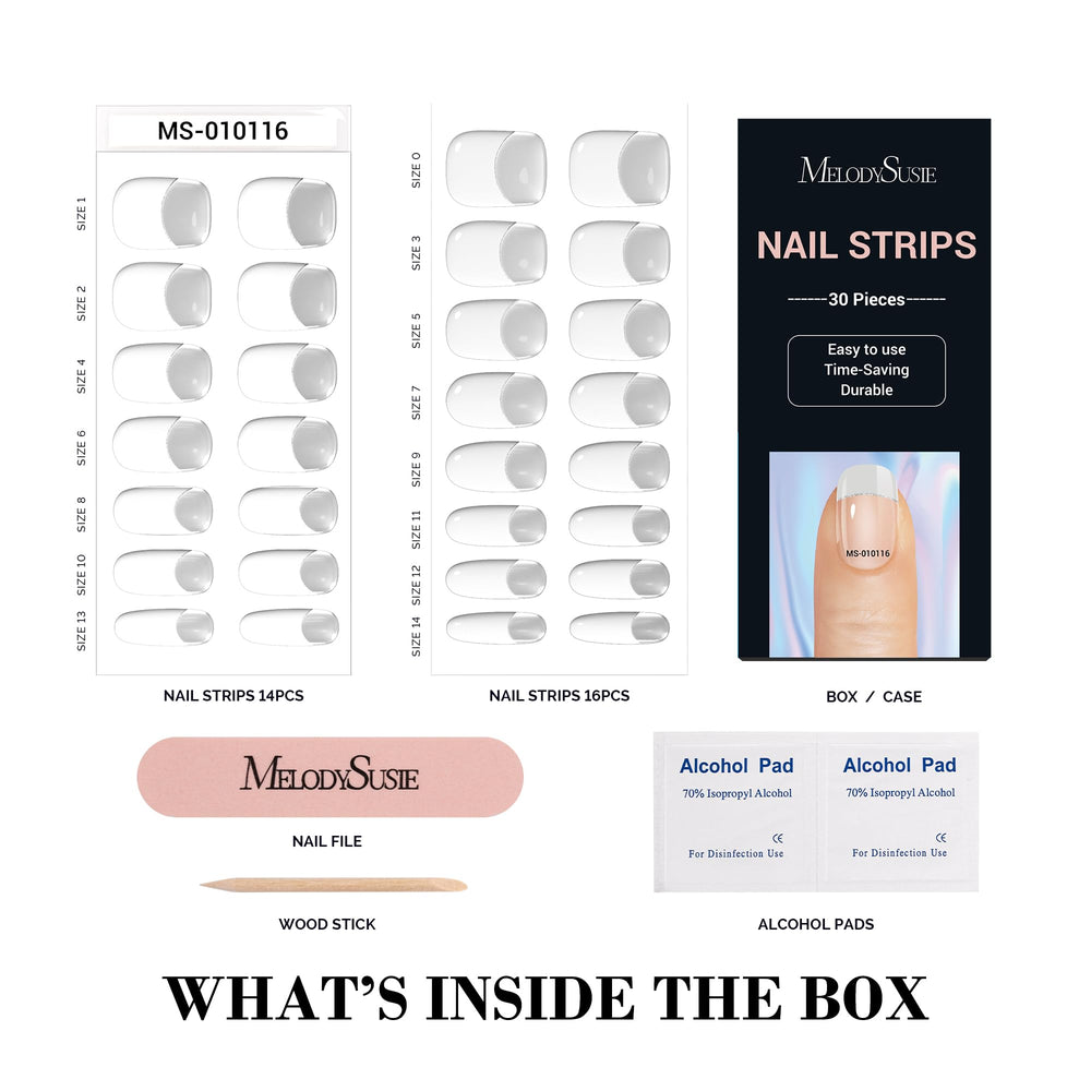 MelodySusie included tools file prep pads and wooden stick for neat application