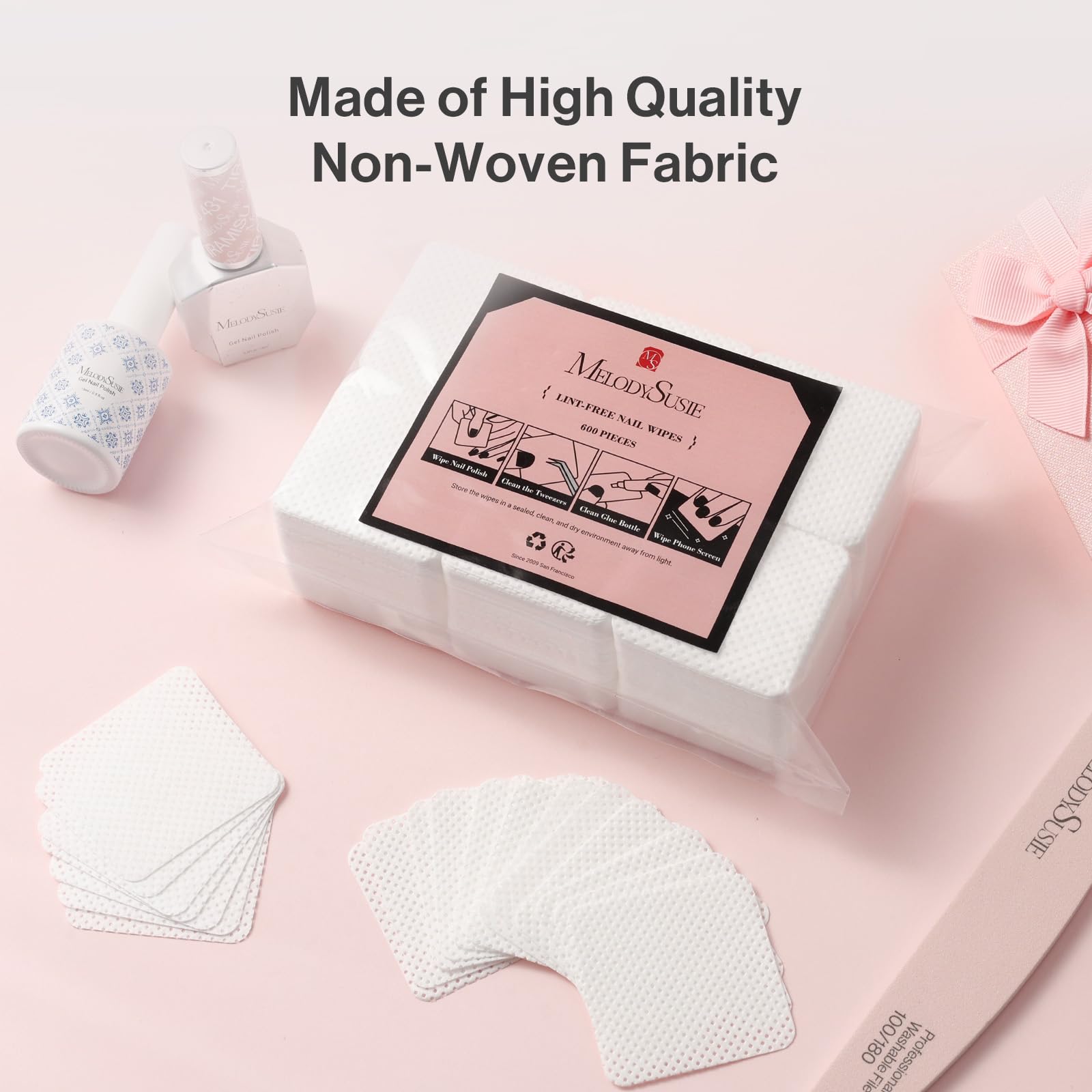 MelodySusie wipe using acetone to remove nail polish quickly and cleanly