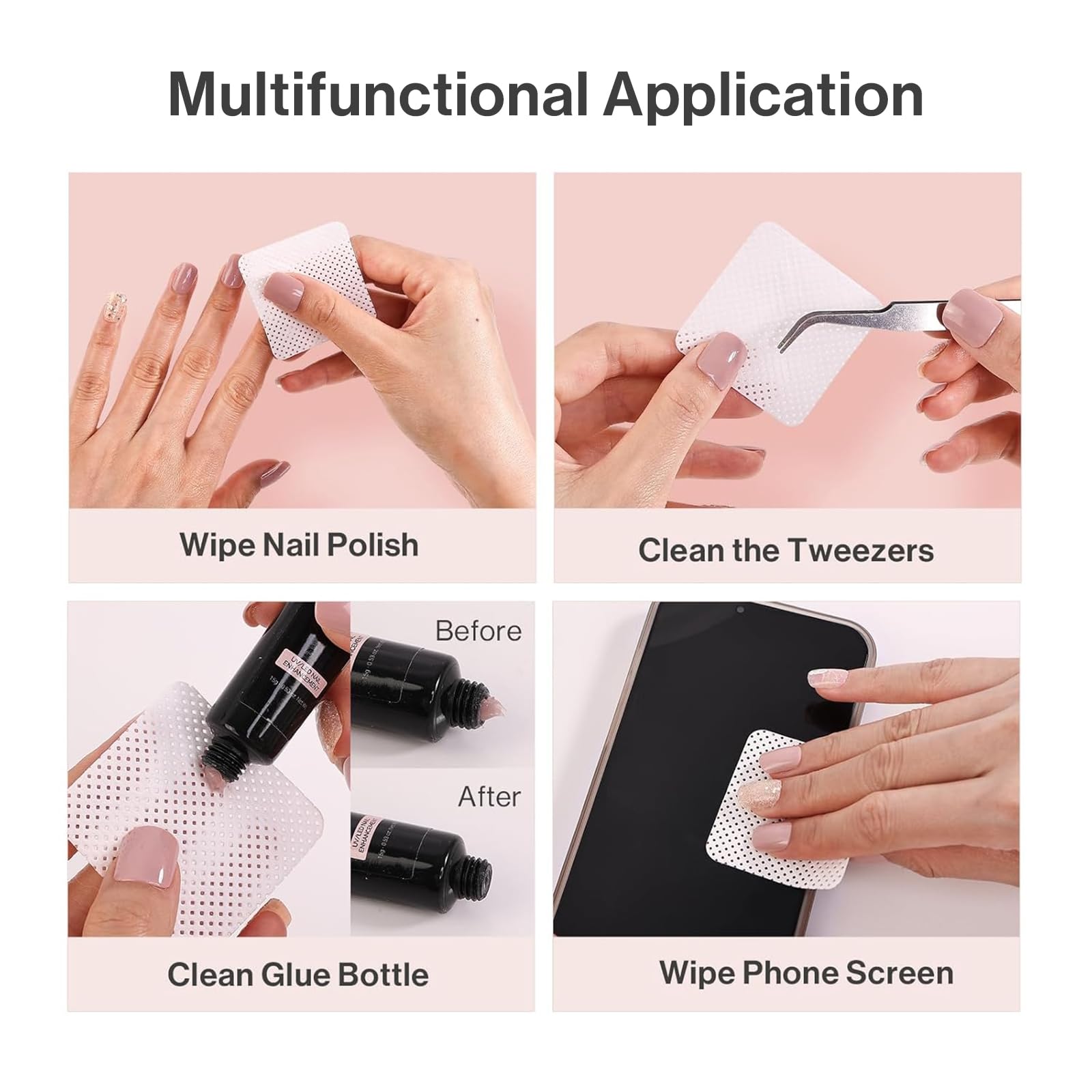 MelodySusie wipes stacked in hand illustrating compact bulk and portability