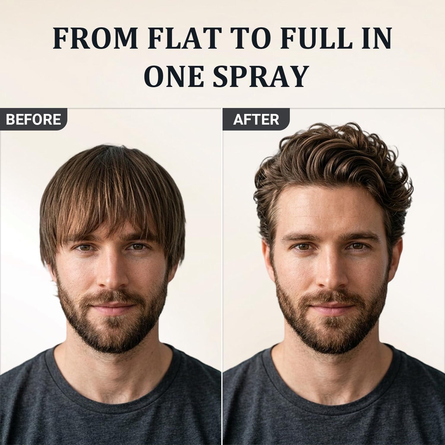 Melopuff dry-style touchup creating separated, natural waves and definition