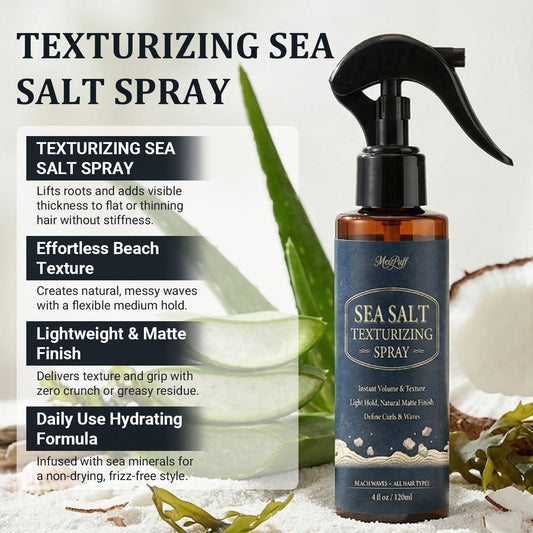 Melopuff fine mist action spraying even coverage for lightweight styling benefit