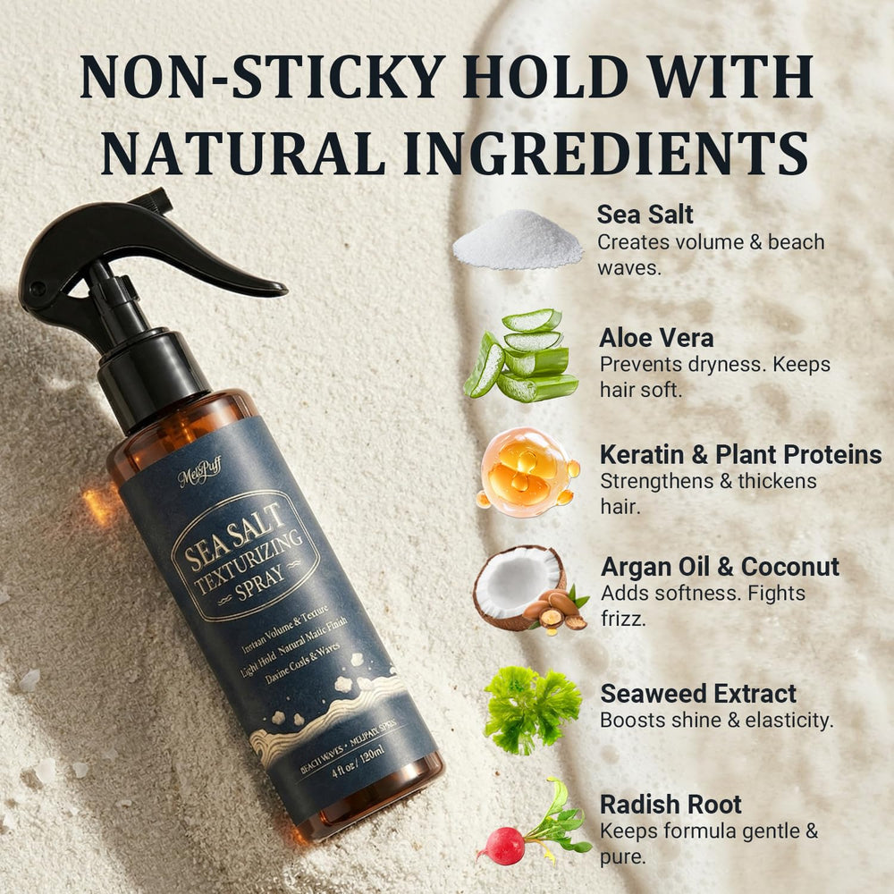 Melopuff in use on damp hair adding root lift and visible volume