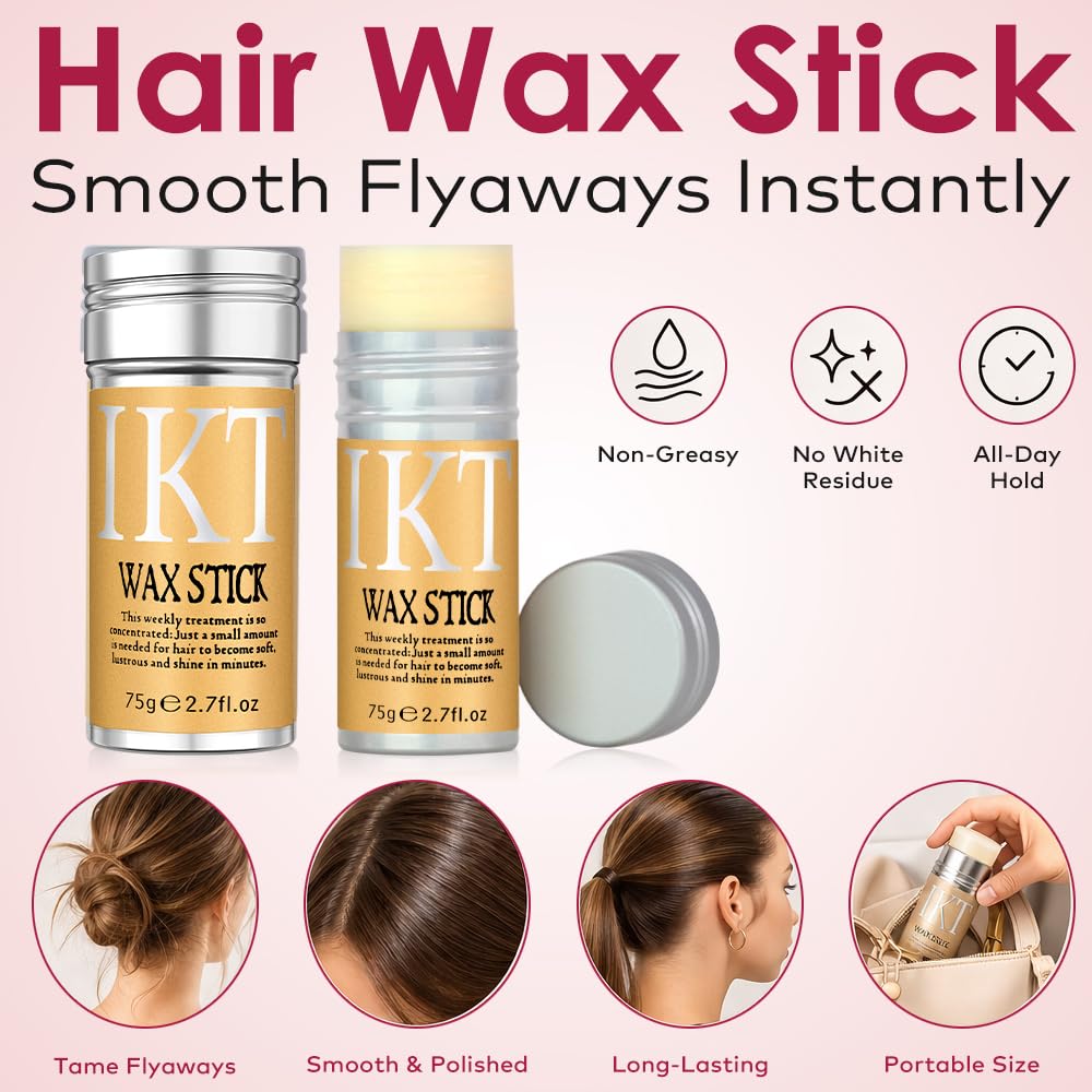 Melous kit in use creating a slick-back style for polished hold