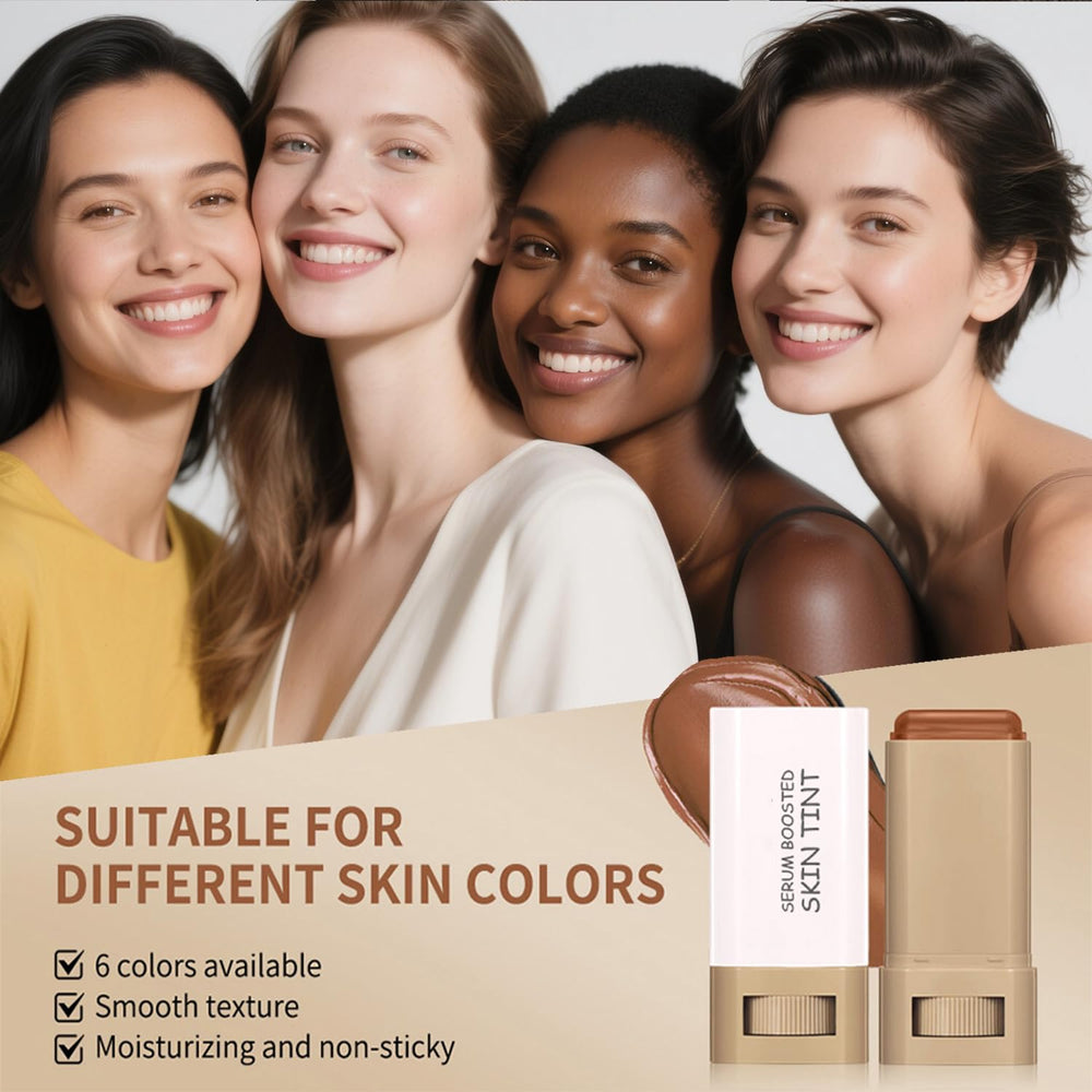 Melsintern stick open showing creamy texture that blends smoothly
