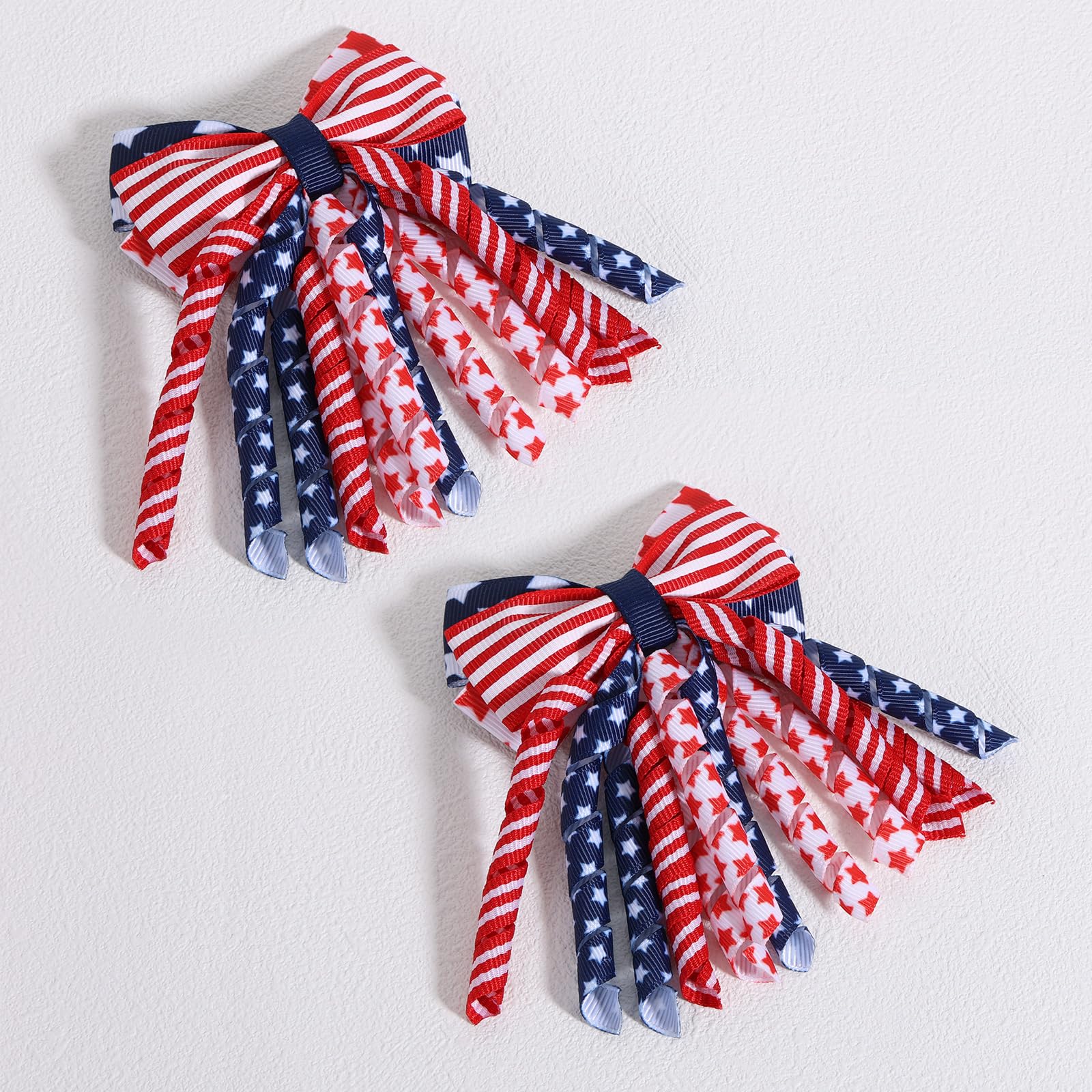 melyde bow clip styled with parade outfit showing festive accessory benefit