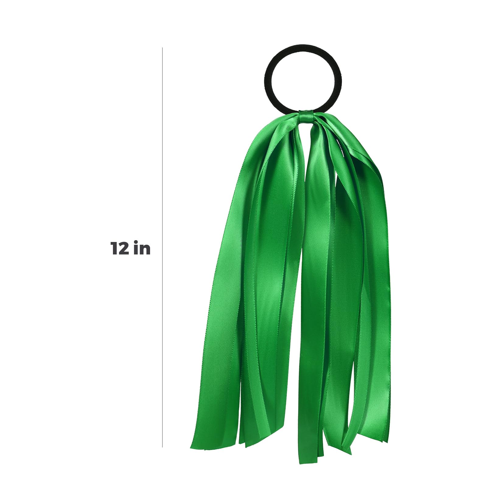 melyde hand holding ribbon hair tie to show length and size comparison