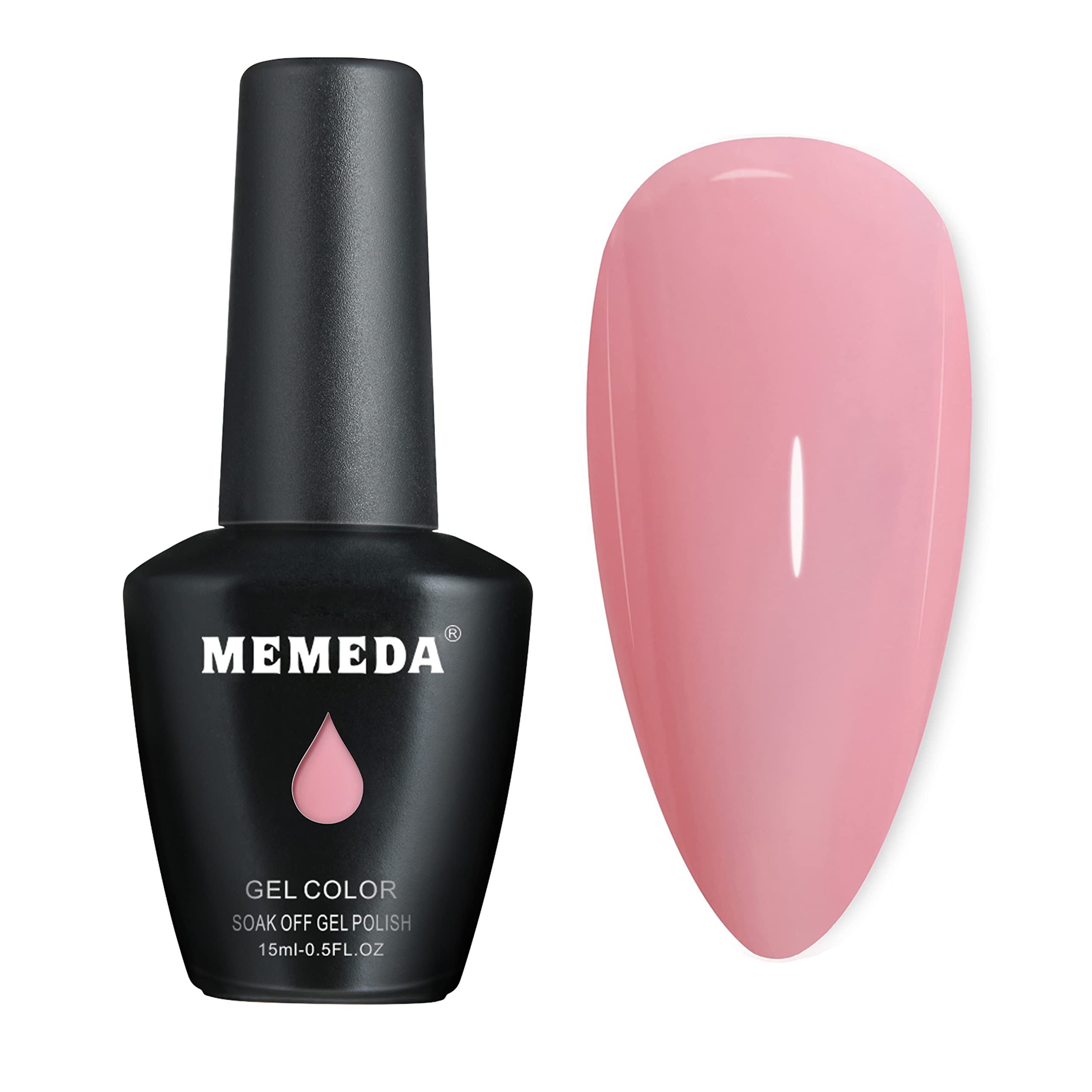MEMEDA bottle close-up label highlighting formula and low-odor benefit