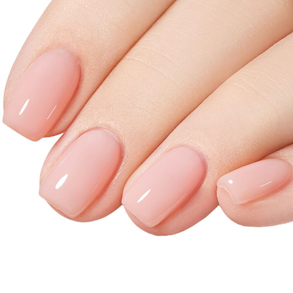 MEMEDA close-up on cured nail showing glossy texture and durability benefit