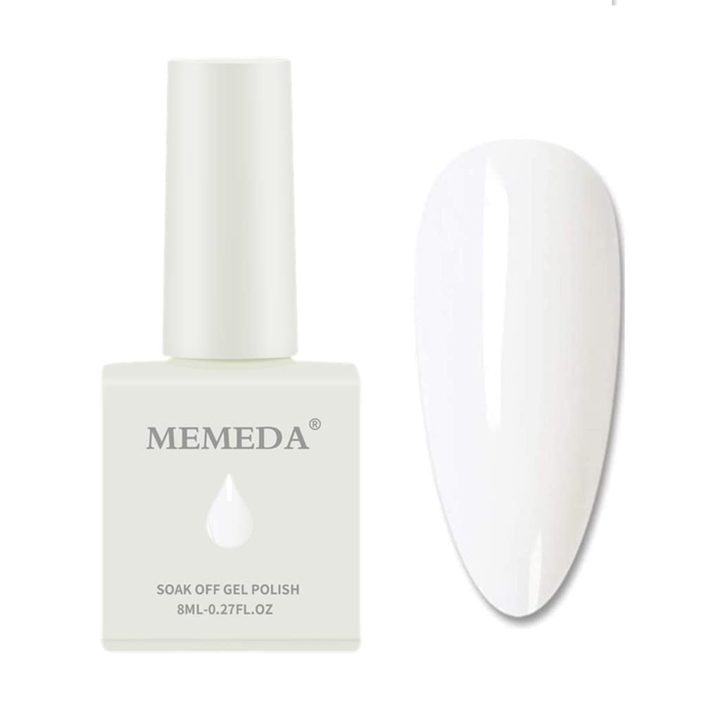 MEMEDA applied on natural nails demonstrating long-wear glossy benefit